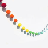 2.5M Handmade Macaron Colored Ball Decoration With Balls Baby Kids Tent Room Decor Accessory Wall Hanging