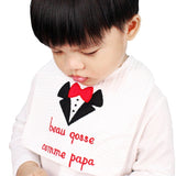 For Boy and Girl Babies ,100% Cotton and Waterproof Apron.