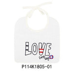 For Boy and Girl Babies ,100% Cotton and Waterproof Apron.