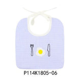For Boy and Girl Babies ,100% Cotton and Waterproof Apron.