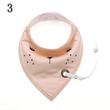 Bandana and Pacifier Holder for Newborn Babies