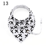 Bandana and Pacifier Holder for Newborn Babies