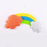 Decorating Pillows With Clouds Rain and Moon Pattern for Baby Room